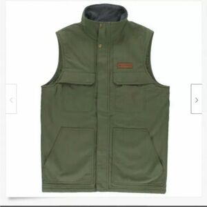Columbia Larix Park Vest Mens Jackets Size S, Color: Green